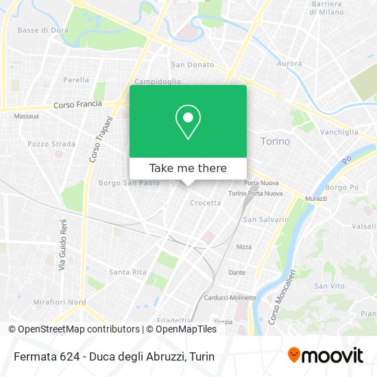 Fermata 624 - Duca degli Abruzzi map