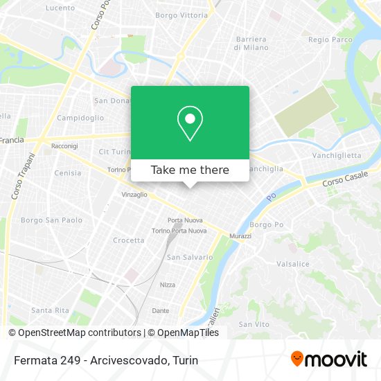 Fermata 249 - Arcivescovado map