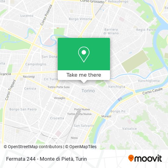 Fermata 244 - Monte di Pietà map