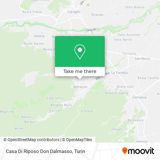 Casa Di Riposo Don Dalmasso map