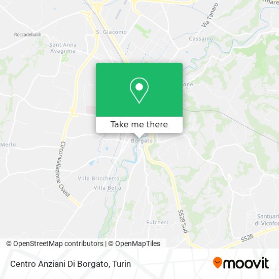 Centro Anziani Di Borgato map