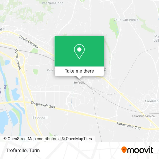 Trofarello map