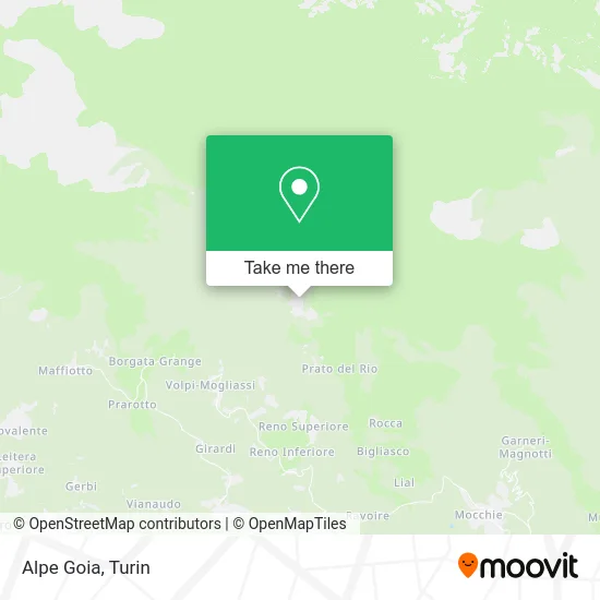 Alpe Goia map