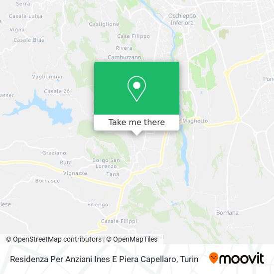 Residenza Per Anziani Ines E Piera Capellaro map