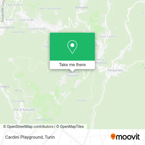 Cardini Playground map