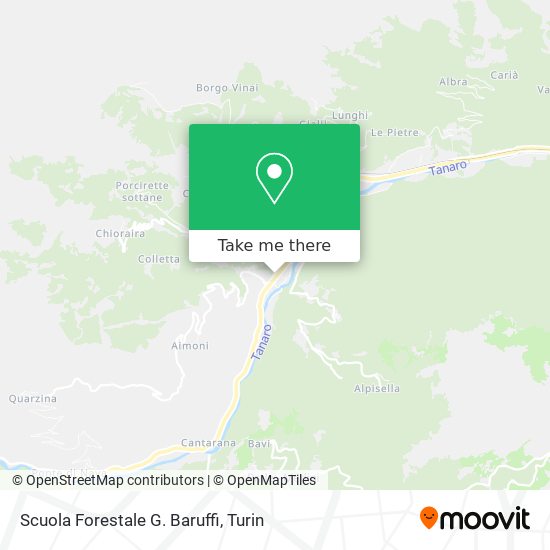 Scuola Forestale G. Baruffi map