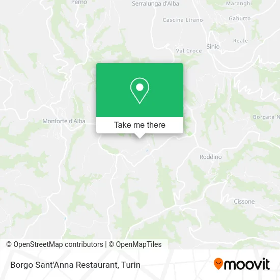 Borgo Sant'Anna Restaurant map