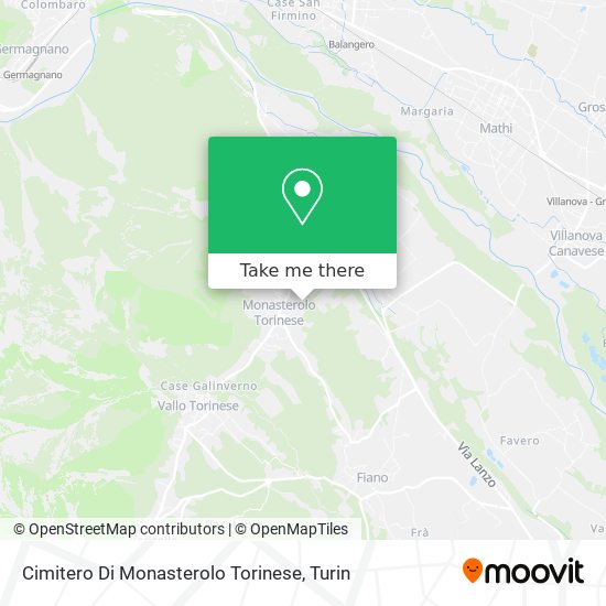 Cimitero Di Monasterolo Torinese map