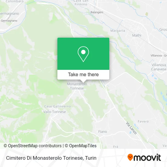 Cimitero Di Monasterolo Torinese map