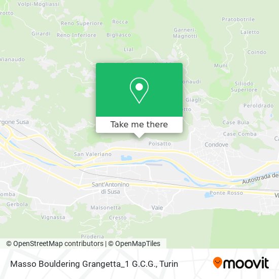 Masso Bouldering Grangetta_1 G.C.G. map