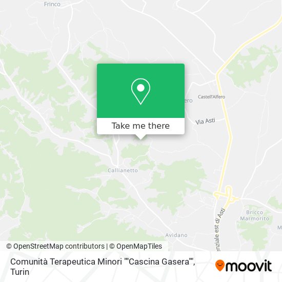 Comunità Terapeutica Minori ""Cascina Gasera"" map