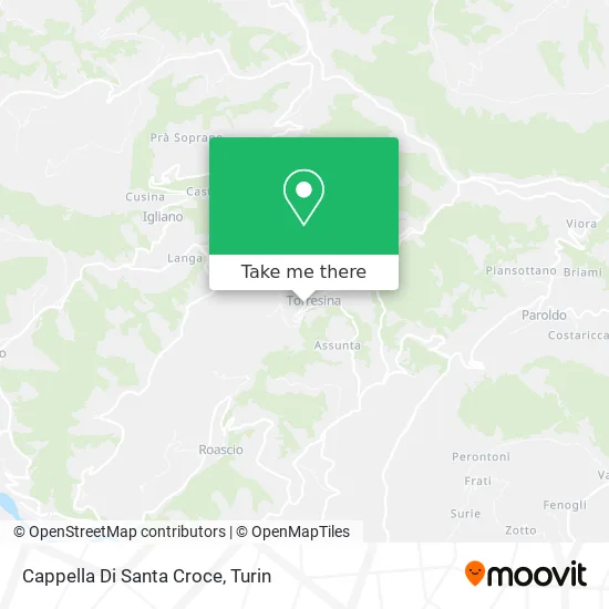 Santa Croce Chapel map