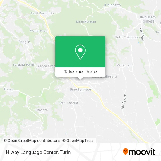 Hiway Language Center map