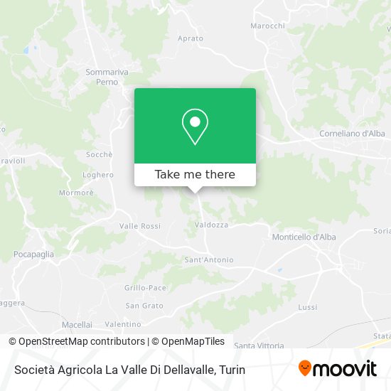 Società Agricola La Valle Di Dellavalle map
