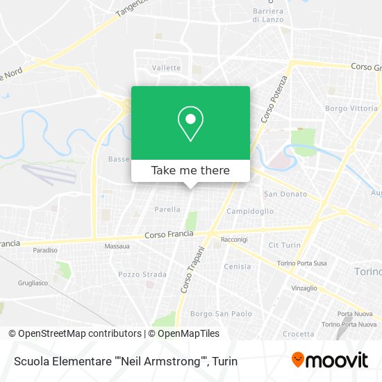 Scuola Elementare ""Neil Armstrong"" map
