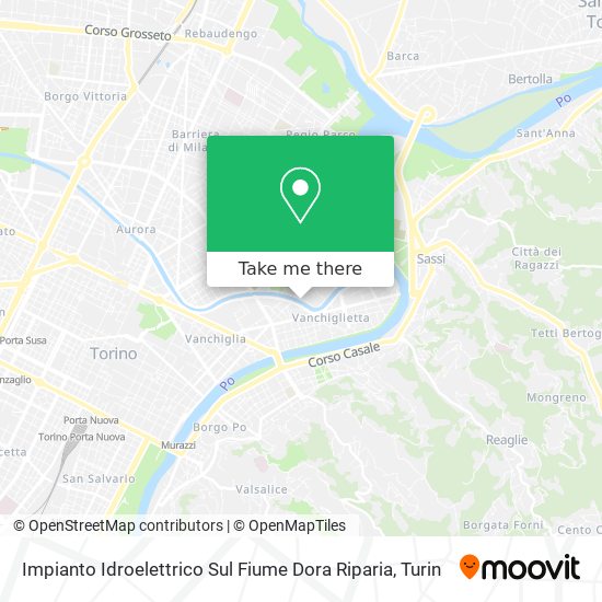 Impianto Idroelettrico Sul Fiume Dora Riparia map