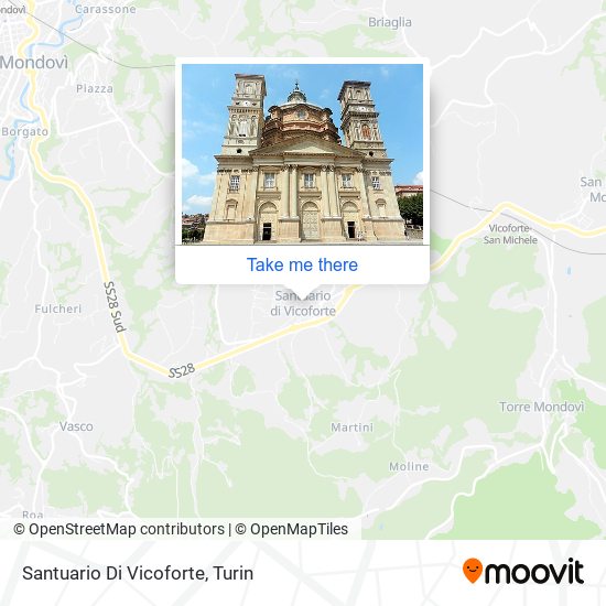 Santuario Di Vicoforte map