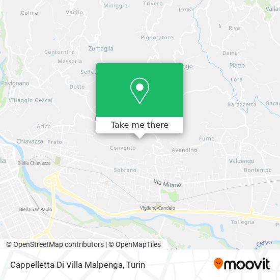 Cappelletta Di Villa Malpenga map