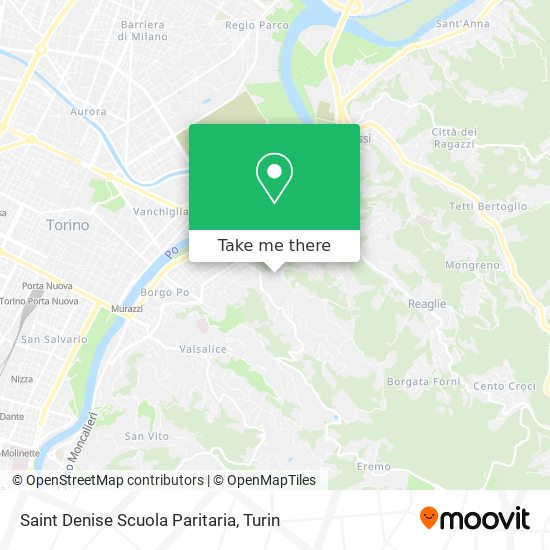 Saint Denise Scuola Paritaria map