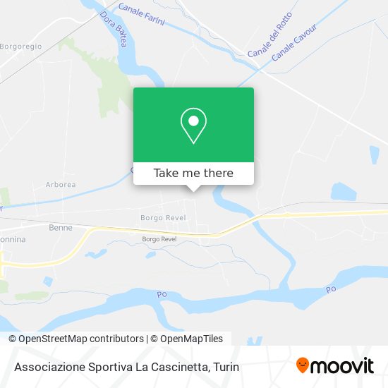 Associazione Sportiva La Cascinetta map