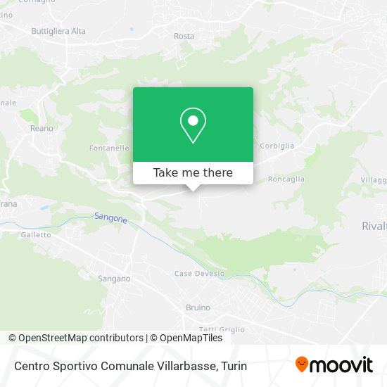 Centro Sportivo Comunale Villarbasse map