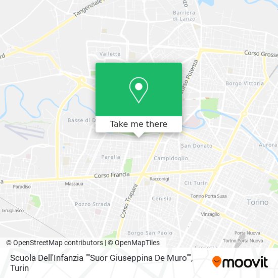 Scuola Dell'Infanzia ""Suor Giuseppina De Muro"" map