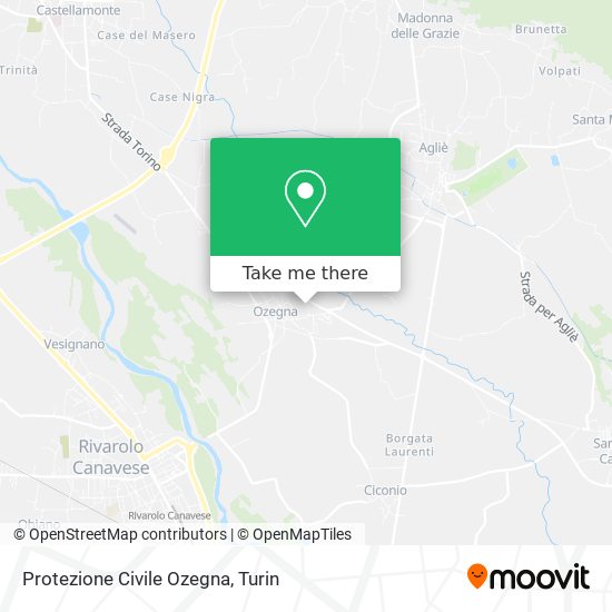 Protezione Civile Ozegna map