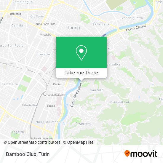 Bamboo Club map