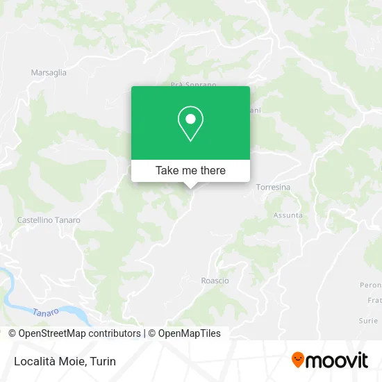 Località Moie map