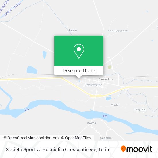 Società Sportiva Bocciofila Crescentinese map