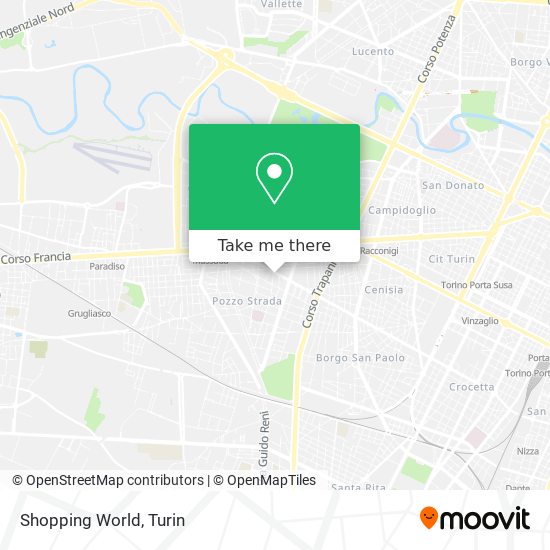 Shopping World map