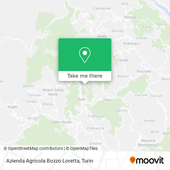 Azienda Agricola Bozzo Loretta map