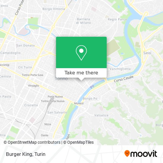 Burger King map