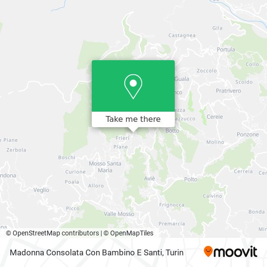 Madonna Consolata Con Bambino E Santi map