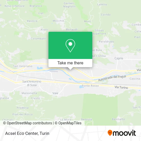 Acsel Eco Center map