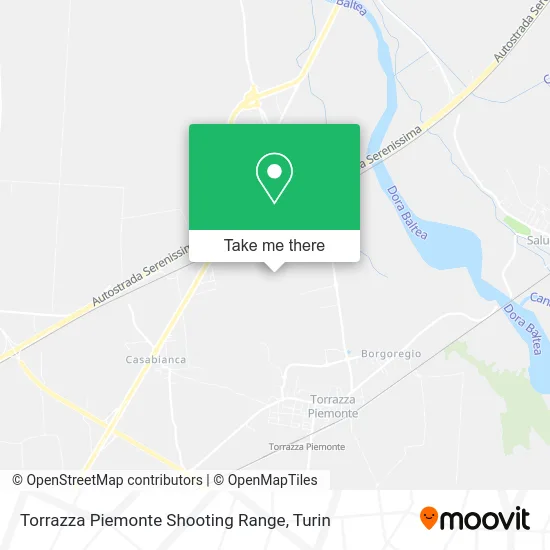 Torrazza Piemonte Shooting Range map
