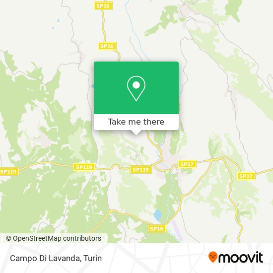 Campo Di Lavanda map