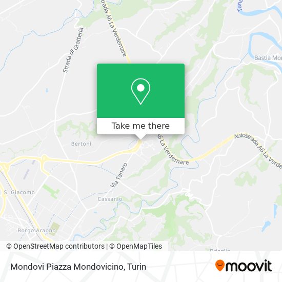 Mondovi Piazza Mondovicino map