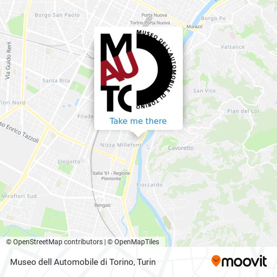 Museo dell Automobile di Torino map