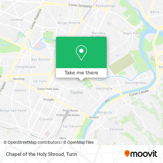 Chapel of the Holy Shroud map