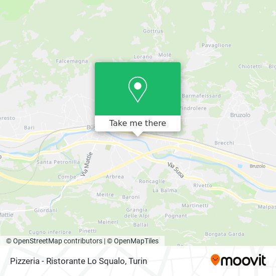 Pizzeria - Ristorante Lo Squalo map