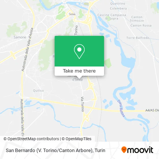 San Bernardo (V. Torino / Canton Arbore) map