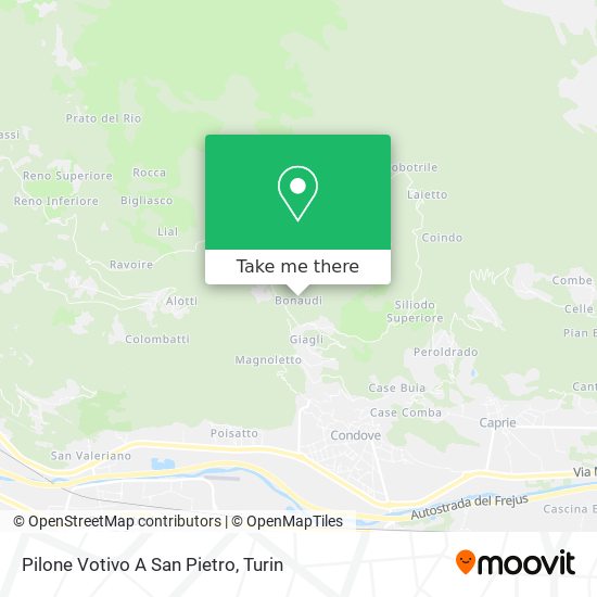 Pilone Votivo A San Pietro map