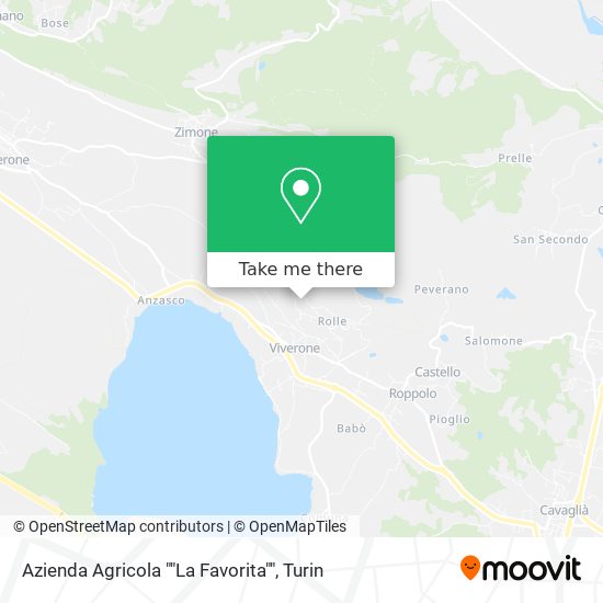 Azienda Agricola ""La Favorita"" map
