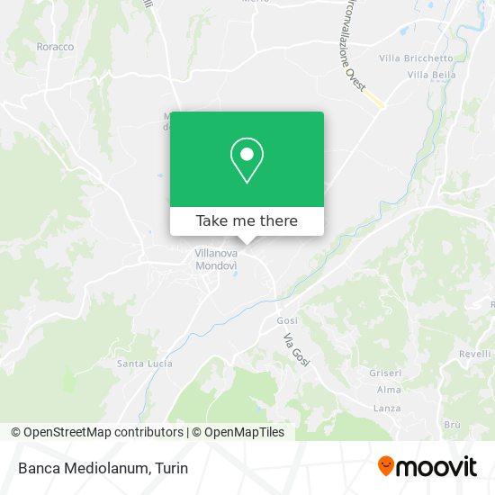 Banca Mediolanum map