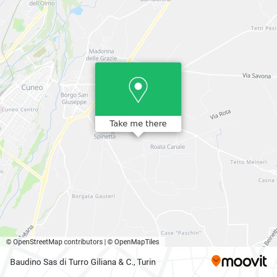 Baudino Sas di Turro Giliana & C. map