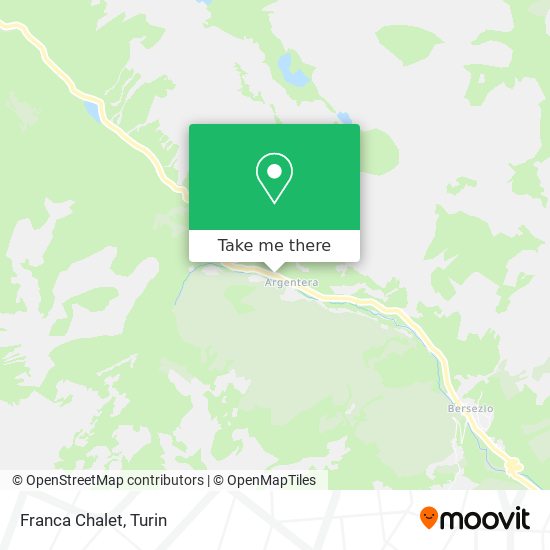 Franca Chalet map