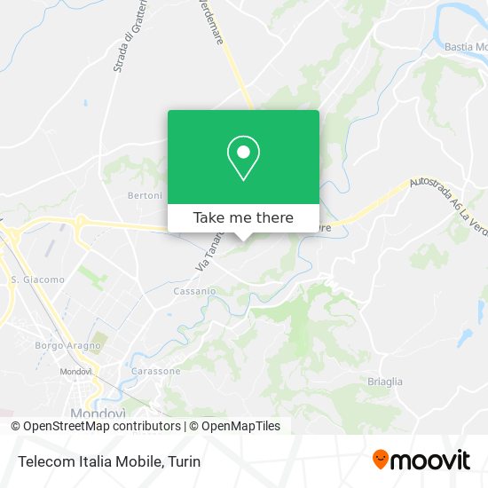 Telecom Italia Mobile map