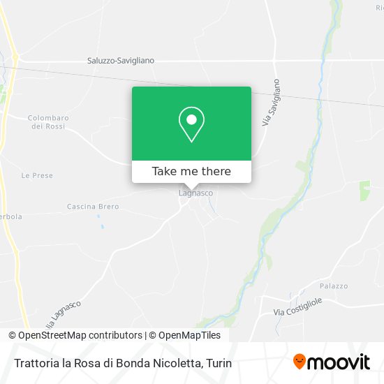 Trattoria la Rosa di Bonda Nicoletta map