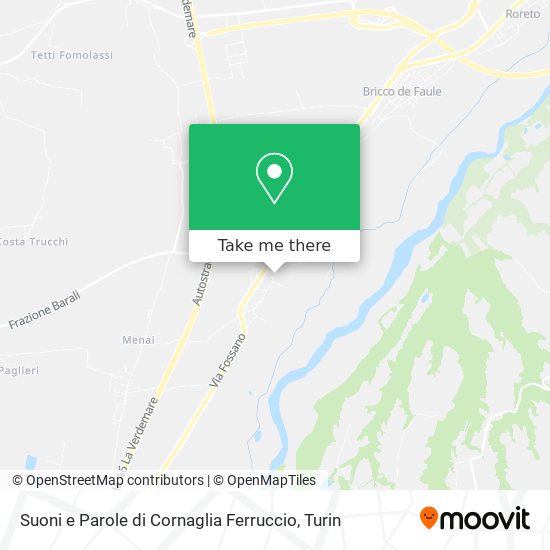 Suoni e Parole di Cornaglia Ferruccio map